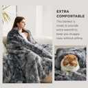 Bedsure GentleSoft Fluffy Fuzzy Faux Fur Throw Blanket for Couch, Soft Sherpa Fleece Cozy Gifts for Women, Plush Bed Blanket Room Decor for Men, Thick Warm Minky Teen Gifts Winter Bedding