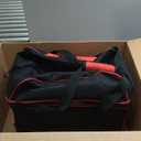 Bowling Bag with Wheels Double Roller 2 Ball Bowling Separate Shoe Compartment and Oversized Accessory Pocket, 36.6" Extendable Handle. (RED)