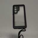 Temdan Designed for Samsung Galaxy S25 Ultra Case Waterproof, Built-in Lens & Screen Protector Military Grade Shockproof Dropproof IP68 Underwater Full Body Phone Case for Galaxy S25 Ultra 6.9"-Black