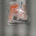 100 Feet Orange & White Pennant Banner Flags String Hanging Orange & White DIY Triangle Bunting Flags,Party Decorations for Grand Opening,Party Events Celebration,Kids Birthday,60 Pcs