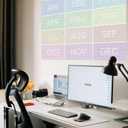 2 x Large Wall Calendar 2026 (34.5 x 23 inches), 2026 Calendar Monthly Planner for Wall, Colorful Aesthetic Design, Horizontal Layout, Heavyweight Uncoated Text Paper (Comes Folded in Special Envelope).