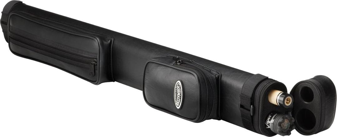 IgnatGames Professional Pool Cue Set – 58" 2-Piece Canadian Maple Stick with Low Deflection Shaft, Hard Case, Tip Maintenance Tool and Accessories