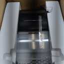 ecozy Nugget Ice Maker Countertop, Smart Portable Crushed Ice Maker with Voice Control, Pellet Chewable Ice 33lbs/24H, Self-Cleaning, with APP WiFi, Timer Function, TDS, for Home/Travel/Office/Party (Silver)