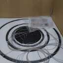 Modern LED Chandelier,3 Ring Black Chandelier Led Pendant Light Fixture,Dimmable Upgraded Modern Chandelier for Dining Room,Luxury Contemporary Led Pendant Lighting for Living Room Staircase Foyer (D23.6",Medium)