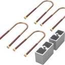 4" Lowering Block Kit and U-bolts Kit,Universal Leaf Spring Lowering Block Kit