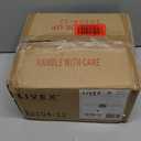 Livex Lighting Aero Steel 2 Light Wall Sconce for home decor, 1 Satin Brass Finish light fixture, perfect for bathroom, bedroom or living room decor