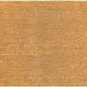 KANKUN Coco Coir Door Mat with Heavy Duty Backing, Welcome Doormat (17" x 30"), Doormat Entrance Anti Shedding (Plain - 2Pack)