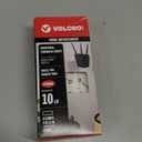 VELCRO Brand Heavy Duty Strips with Adhesive | 8 Sets, White | Wide 4in x 2in | Holds 10 lbs | Industrial Strength Stick On Tape | Indoor or Outdoor Use, (Pack of 8)