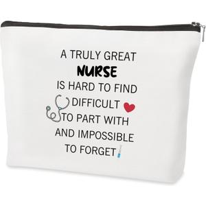 Nurse Nursing Rn Practitioner Registered Makeup Bag Cosmetic Bags Nurses Day Nurses Week Graduation Appreciation Birthday Valentine's Day Gift Ideas Presents for Women