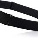 ONE-BELT No Show Invisible Elastic Belts for Women & Men 1.30" inch adjustable Non Slip Zero Bulk. Designed in USA.
