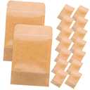 Garneck 100pcs Resealable Bags with Clear Window Lightweight Self Sealing Pouches for Food Storage Party Favors Candy Wrapping and Crafts 14mm-9mm