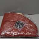 Car Seat Cover for Luxury & Comfort - PU Leather, Anti-Slip, Full Wrap Protection with Storage Pocket for Bottom Cushion - Universal Fit for 95% of Vehicles (Dull-red,1 Piece)