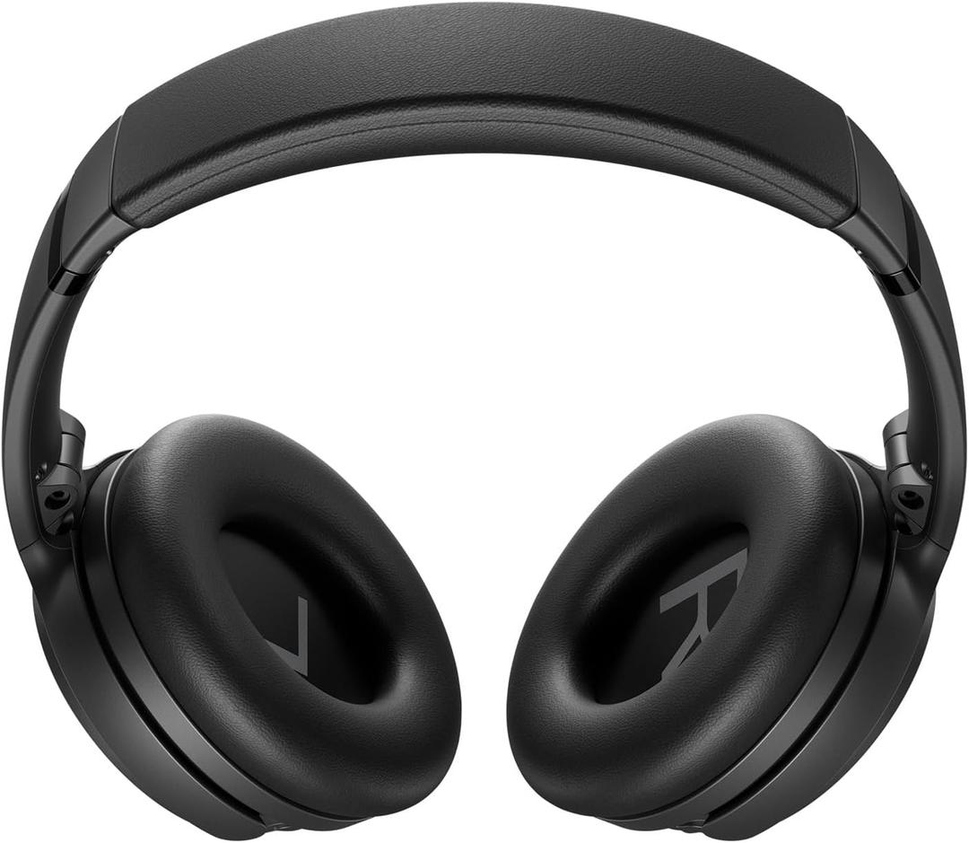 Bluetooth Headphones, Wireless Headphones with Active Over Ear Noise Cancelling and Mic, Deep Bass, Up to 24 Hours of Playtime, Black