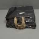 qiqee 50-Packs Black Paper Gift Bags with Handles Bulk 12.6"x4.3"x10" Wide Large Size Party Favor Bags Multiple Uses