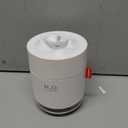 Snow Mountain Humidifier, Mini USB Charge, Quiet, White, Plastic, Manual, Bedroom, Office