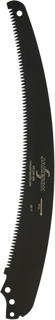 Jameson 13-Inch Single-Edge Teflon Coated Pull Saw Blade  Durable, Precision Cutting Tool