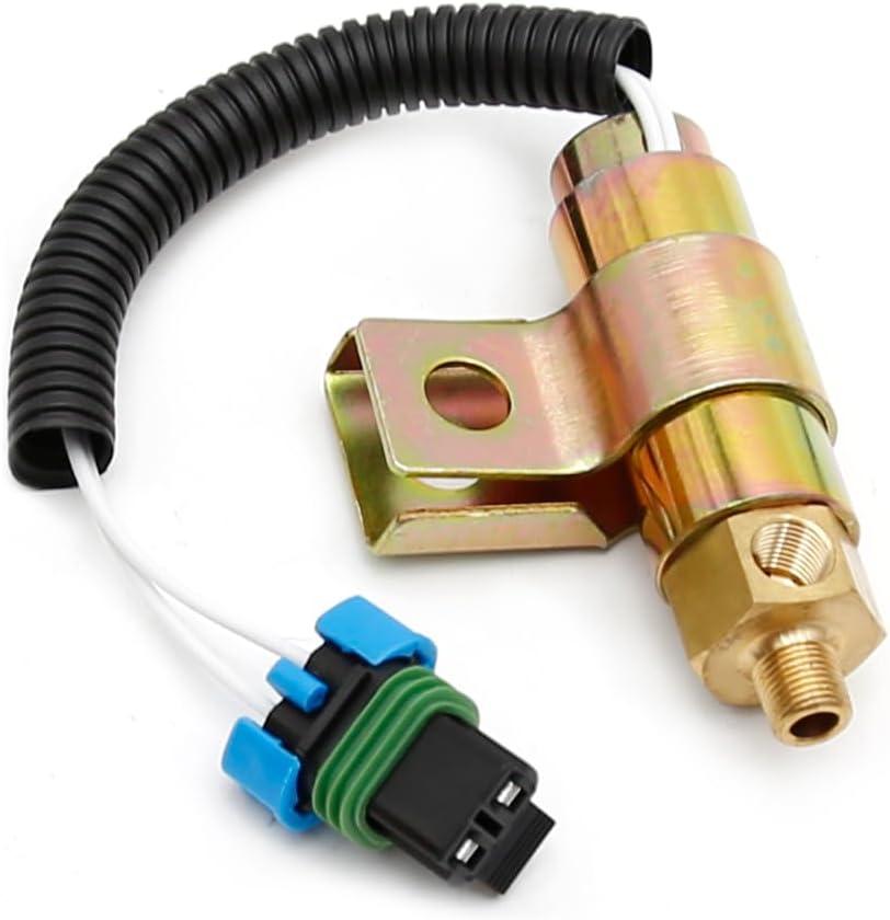 A06-26631-000 Car Fan Clutch High Temperature Solenoid Air Valve Replaces A06-26631-000,740420,S-18706, 4810-01-441-0851, S-18232, F224904, 3551-298-C92, 3551-298-C, 740420E (Gold)