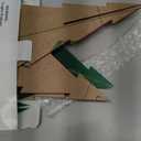 DoubleFill 6 Pcs Acrylic Christmas Tree Centerpieces, 4" to 10" 3D Mini Xmas Tree Tabletop Decoration Christmas Decorations for Office Home Modern Party Winter Decor(Red, Green, Clear)