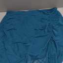 Blooming Jelly Womens High Wasited Bikini Sets Tummy Control Swimsuits Curvy Mesh Swim Skirt (Large, Pecoak Green)