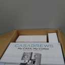 CASABREWS CM5418 Espresso Machine 20 Bar, Compact Espresso Maker with Steam Milk Frother, Stainless Steel Coffee Machine with 34oz Removable Water Tank for Cappuccino, Gift for Women or Men, Silver