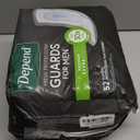 Depend Guards Incontinence Pads for Men, Maximum Absorbency, 52 Count, Packaging May Vary