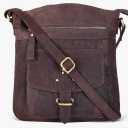 Oak Leathers Leather Crossbody Bag For Women With Adjustable Sling Strap - Medium Size Crossover Shoulder Handbag Purse