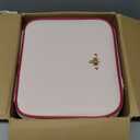 GIUWESOY Travel Makeup Bag with Light Up Mirror, Portable Makeup Bag with Led Light Women Waterproof Makeup Travel Case adjustable dividers Rechargeable Vanity Mirror with 3 Color Lights (Pink)