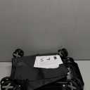 Car Seat Dolly for Airport - CarSeat Roller Cart Wheels for Airplane - Car Seat Travel Cart Carrier with Straps Foldable Luggage Trolley Folding Hand Truck (Black)