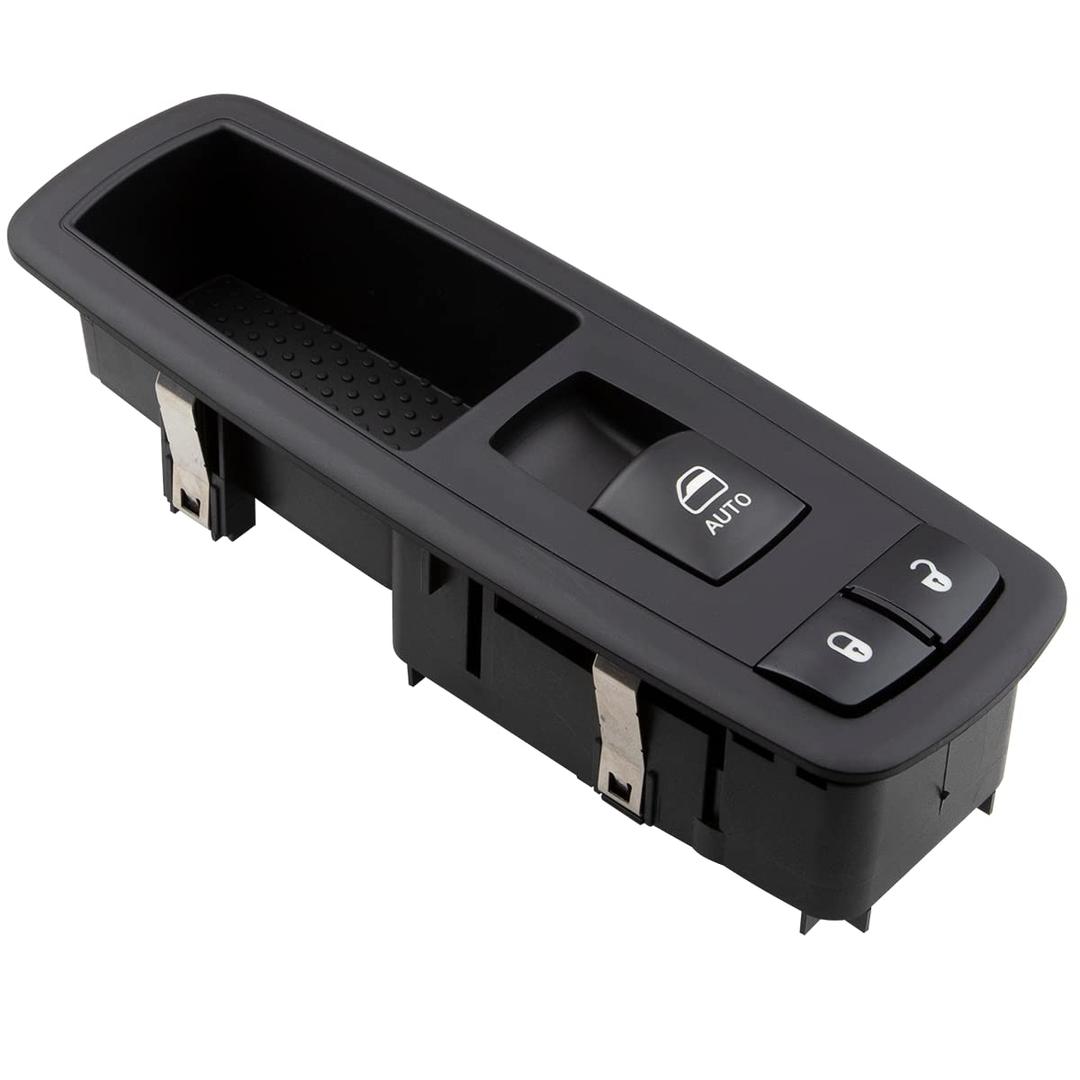 Front Passenger Side Door Lock Window Switch Fits 2008-2012 Grand Caravan, Liberty, Town and Country, Ram 1500, 2009-2010 Journey, 2007-2011 Nitro, Replaces 4602544AG