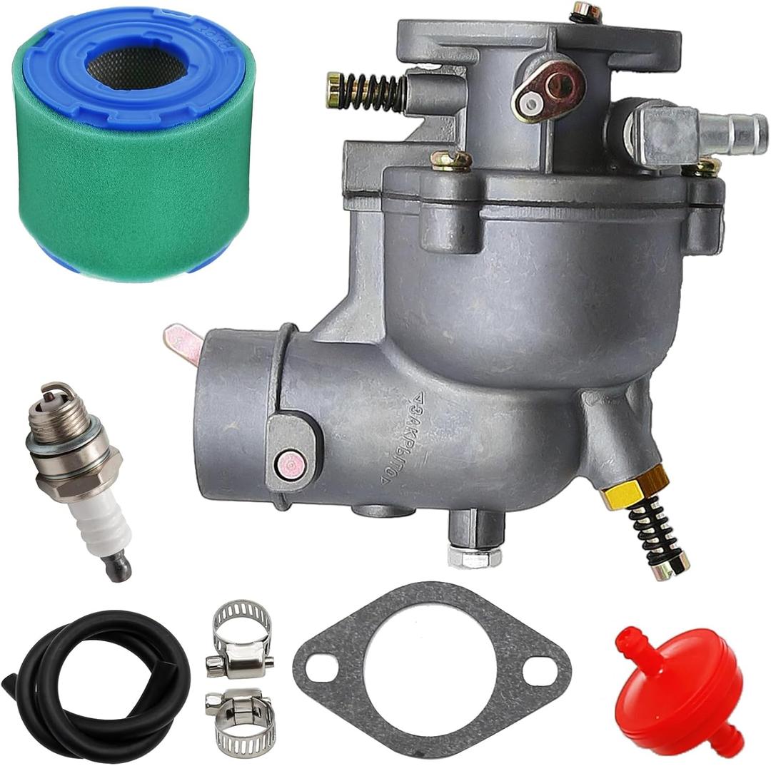 390323 Carburetor with 393957S Air Filter Replacement For BS 190435 190432 194412 170402 170401 7HP 8HP 9HP Engines, 195457 Carb Tune Kit Replacement For TORO 38070 38060 31727