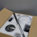 Low Profile RGB Ceiling Fans with Lights and Remote,52" White Flush Mount Ceiling Fans with Quiet Reversible DC Motor, Dimmable LED Ceiling Fan Light with 3 Colors 6 Speeds