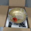 Bestshared Dusk to Dawn Outdoor Barn Light Anti-Rust Outdoor Wall Sconce Farmhouse Exterior Lighting Fixture Wall Lantern Lamp for Porch,Garage(Black+Gold, 2 Pack)