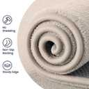 Sour Lemon 8x10 Area Rugs for Living Room Bedroom, Large Rug Carpet Taupe