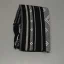 Boho Table Runner with Tassel, Farmhouse Table Runner 71 Inches Long for Dining Table Decor, Wedding, Party and Dresser Decor, Black and White (13.5''x71'')