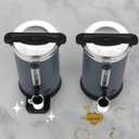 120 Cup Coffee Urn, 18L/4.8Gal Large Capacity Stainless Steel Hot Beverage Dispenser, Fast Brew Rapid Extraction, Auto Temperature Control Faucet, Commercial Hot Water Urn for Party Buffet Catering