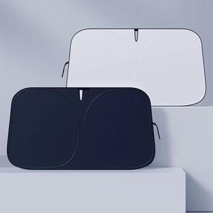 Car Windshield Sun Shade for Honda Civic Type R 2001-2005, Front Window Sunshade Foldable UV & Heat Shield Blocks 99% Rays Automotive Sun Protection Accessories,140 * 70 CM