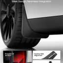 REEVAA 2026 Tesla New Model Y Juniper Accessories - Mud Flaps [Protect Paint, No Drilling Required] All-Weather Splash Guard Body Kits for Model Y Juniper 2025-2026, Black (Set of 4)