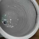 Kante 18 Inch Dia Round Concrete Planter, Indoor Outdoor Large Plant Pot with Drainage Hole and Rubber Plug for Home Patio Garden, Weathered Concrete