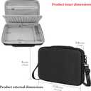GEEKRIA Hard Shell Travel Case Compatible with Teenage Engineering EP-133 K.O. II/EP-1320/ EP-40 Riddim Reggae Sampler, Audio Sampler Carrying Bag (Dark Gray)