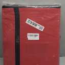 Christmas Ornament Storage Box, Stores 96-4" Large Ornaments with Individual Trays, Ornament Organizer Storage Box, Durable 600D Oxford Material, Extra Pockets, Dual Zipper - Red