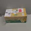 bagmad 100Pcs Pack 8x4.75x10 inch Medium White Kraft Paper Bags with Handles Bulk, Gift Bags, Craft Grocery Shopping Retail Birthday Party Favors Wedding Sacks Restaurant Takeout, Business (100)