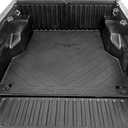 Rough Country Rubber Bed Mat for Toyota Tacoma (2005-2023) - Fits 5' (60") Bed, Non-Slip, Tear-Resistant Truck Bed Protection