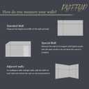 PYFFYP- Dark Foggy Forest Wallpaper murals for Bedroom(Not Peel and Stick)