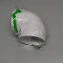 Repa Market 90 Degree 5 Inch Duct Elbow Pipe Connector - Round Flexible, Rigid PVC Pipe, Duct, Tube Ventilation System Adapter - Plastic HVAC Duct Fittings, Dryer Duct Connection, Ducting Joint