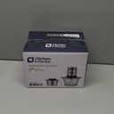 Kitchen in the box Mini Food Processor, Electric Meat Grinder & Food Chopper with 400W Powerful Veggie Chopper-One 3 Cup Bowl & S Blades for Meat/Fish/Vegetable/Baby Food