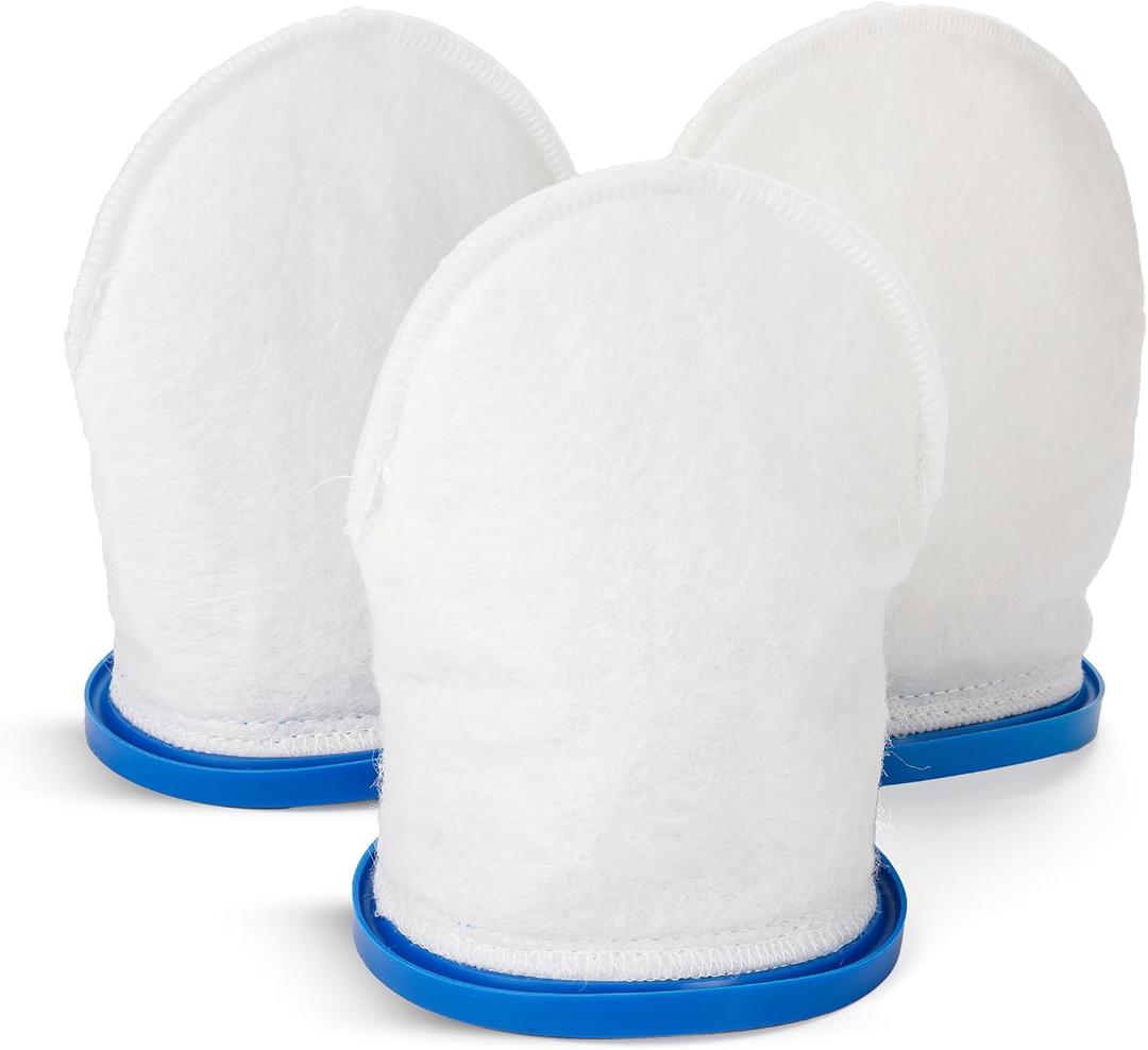 BlueStars P30X022XF Multilayer Pool Blaster Max Filter Bags - Compatible with Catfish Ultra, iVAC 250 C2, Volt FX-4, Jacuzzi JPV200 Handheld Vacuum, PBW022XF X-treme Filterbag Replacement (3 Packs)