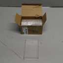 Trading Cards Protector Case Acrylic Clear Baseball Card Holders with Label Position Hard Sleeves Small Sturdy Storage Box for Standard Collector Sport Game Grade(12 Pieces)