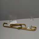 Flybath Towel Rail Bar Double Layer Brass Antique Holder Wall Mounted, Brushed Bronze