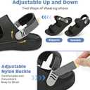 BBMVP Womens Sandals, Summer Beach Sandals for Woman 2025, Womens Slides, Women Beach Sandals & Summer Shoes Comfortable, Pool Slip On Sandals Women (Black)