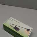 Gooseneck Tablet Holder for Kindle Reading in Bed with Page Turner Remote, Hands Free Desk Bedside Lazy Arm Stand for Kindle Accessories, Gifts for Readers (Glossy Black)